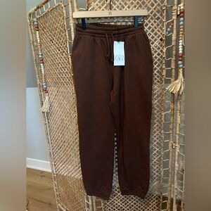 Zara NWT brown sweats